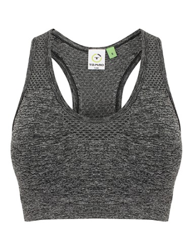 T-TL696-Ladies Seamless Crop Top